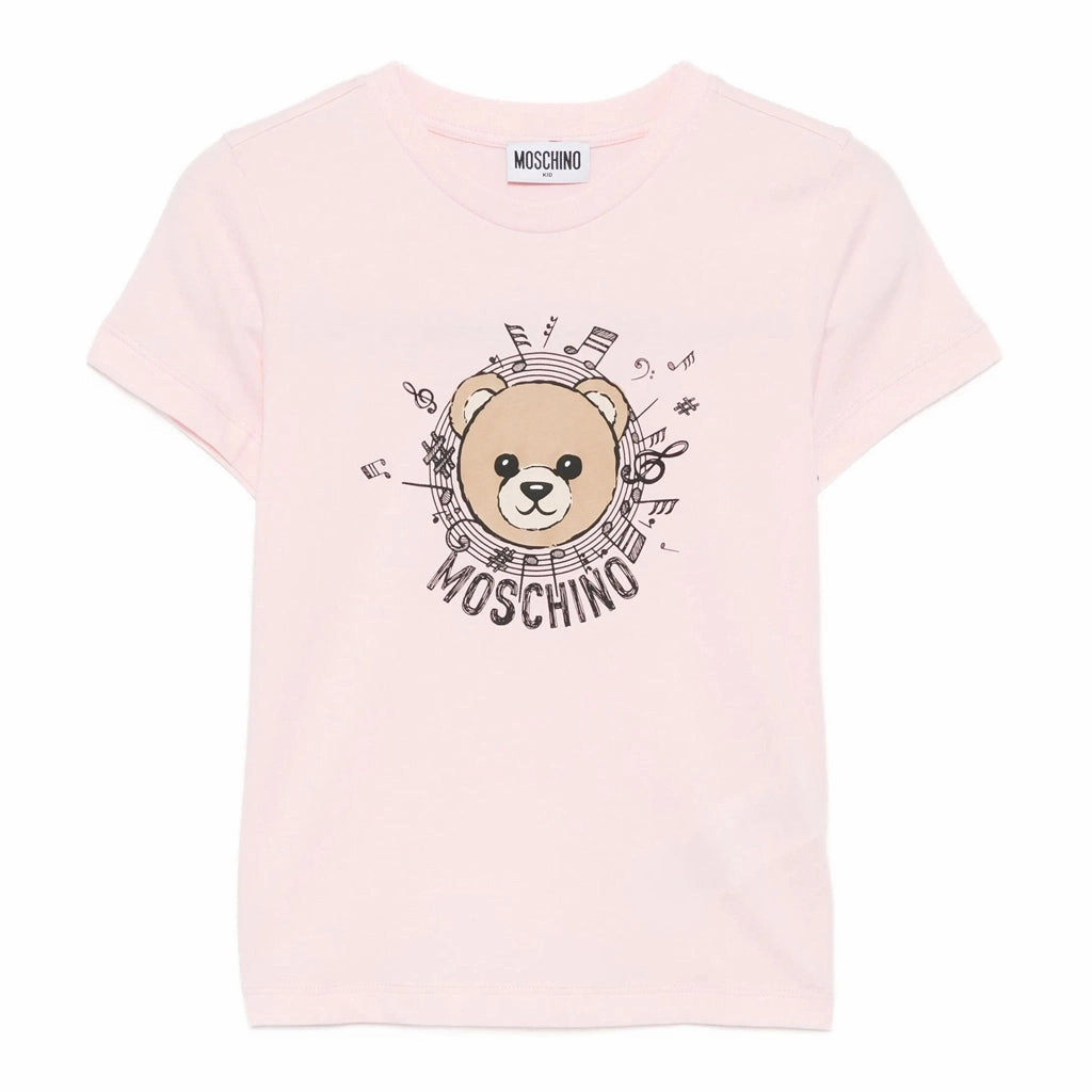 Quality Layer Easygoing Wear Moschino Kids Teddy Graphic Maxi T-shirt