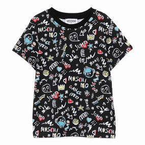 Moschino Kids Teddy Graphic T-shirt Comfy Stretch