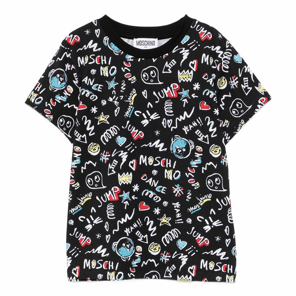 Moschino Kids Teddy Graphic T-shirt Comfy Stretch