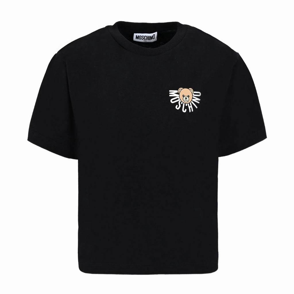 Moschino Kids Teddy Logo Maxi T-shirt Sustainable Material Blend