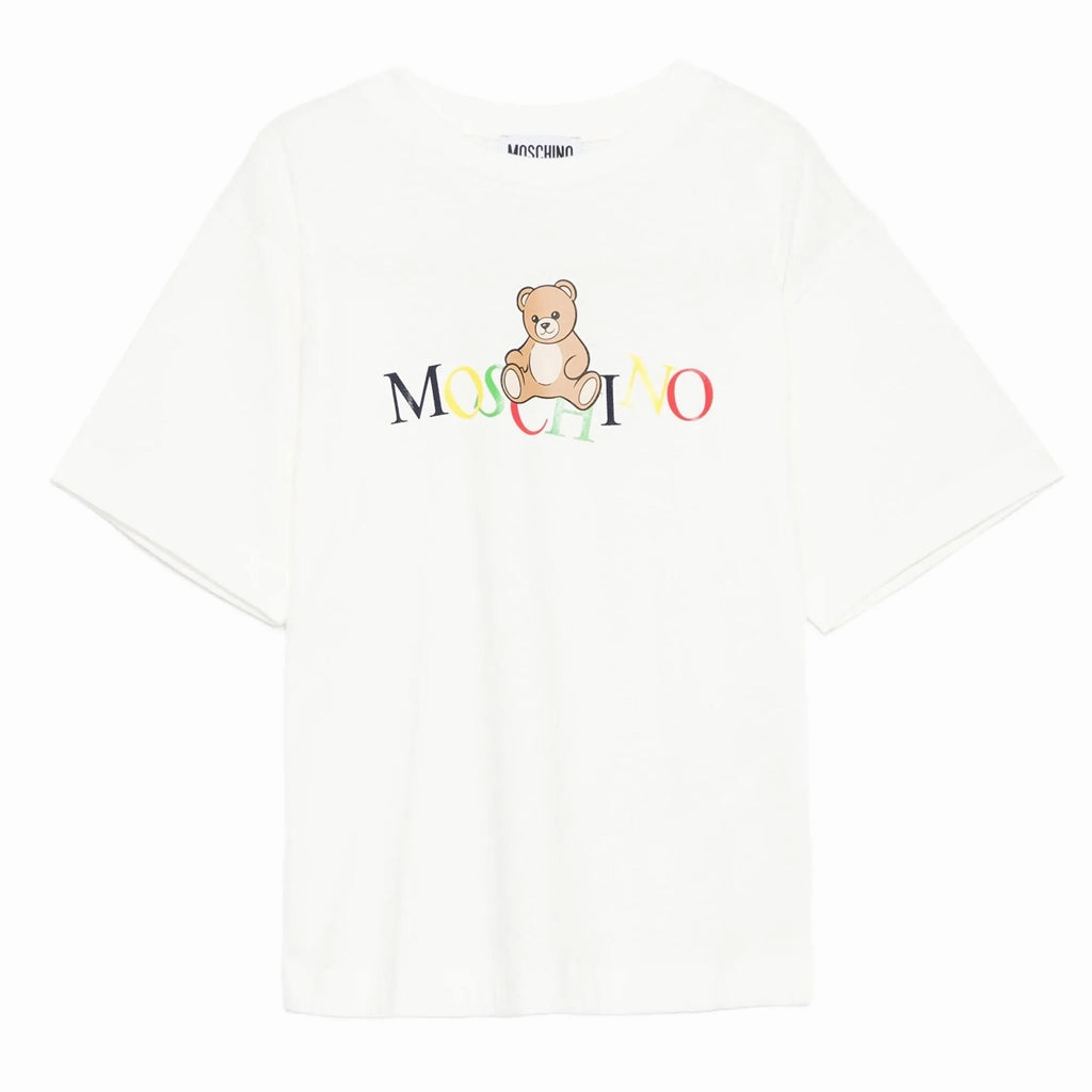 Moschino Kids Teddy Logo Maxi T-shirt graduation