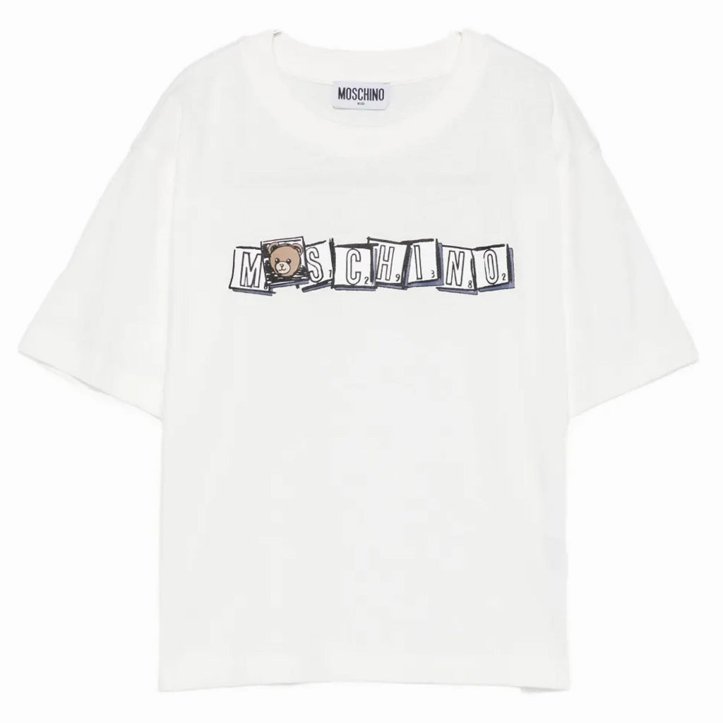 Moschino Kids Teddy Logo Maxi T-shirt Classic timelessness