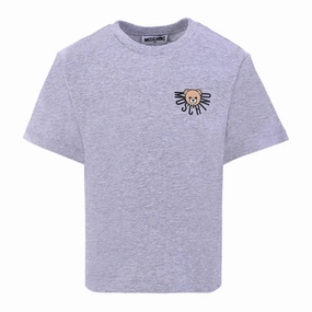 Moschino Kids Teddy Logo Maxi T-shirt Casual Choice Wear Slim Fit Design