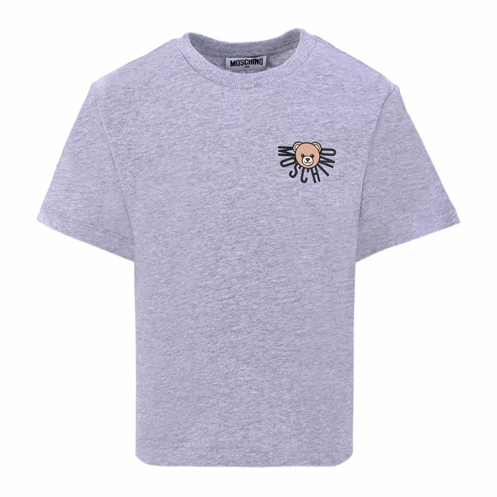 Moschino Kids Teddy Logo Maxi T-shirt Casual Choice Wear Slim Fit Design