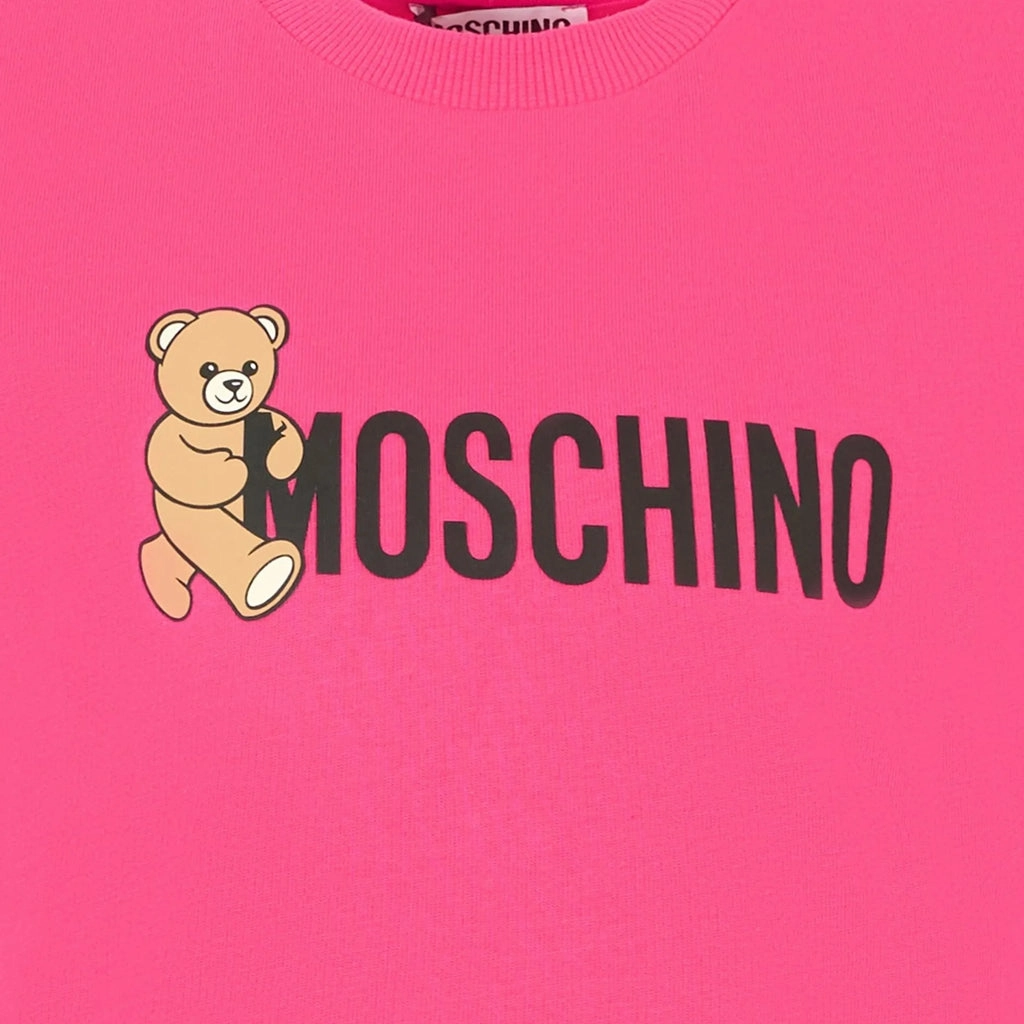 Sustainable Packaging Moschino Kids Teddy Logo T-shirt