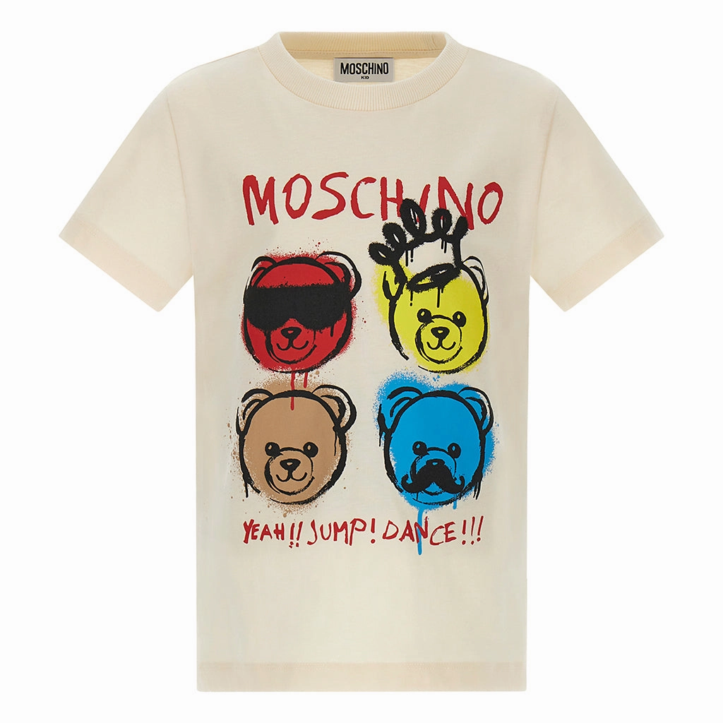 Moschino Kids Teddy Logo T-shirt Weekend Wardrobe