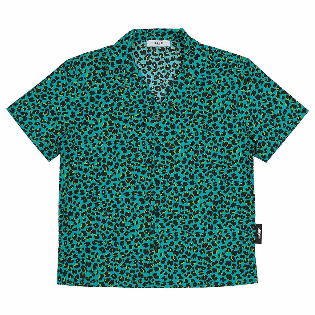 Sustainable Material Blend NonChafe Lining MSGM Kids Poplin Shirt