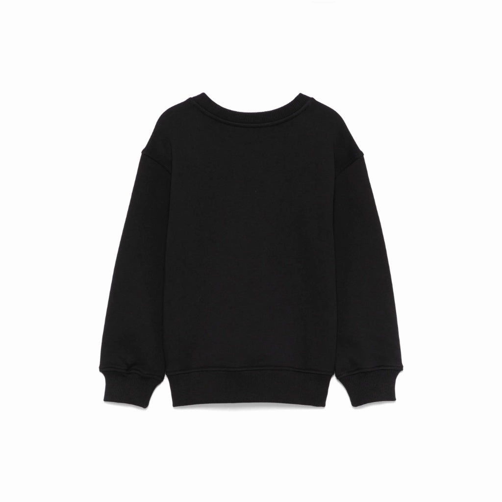 Moschino Kids Teddy Graphic Sweatshirt Ribbed Hem Finish