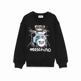 AdjustableCuffs Moschino Kids Teddy Graphic Sweatshirt