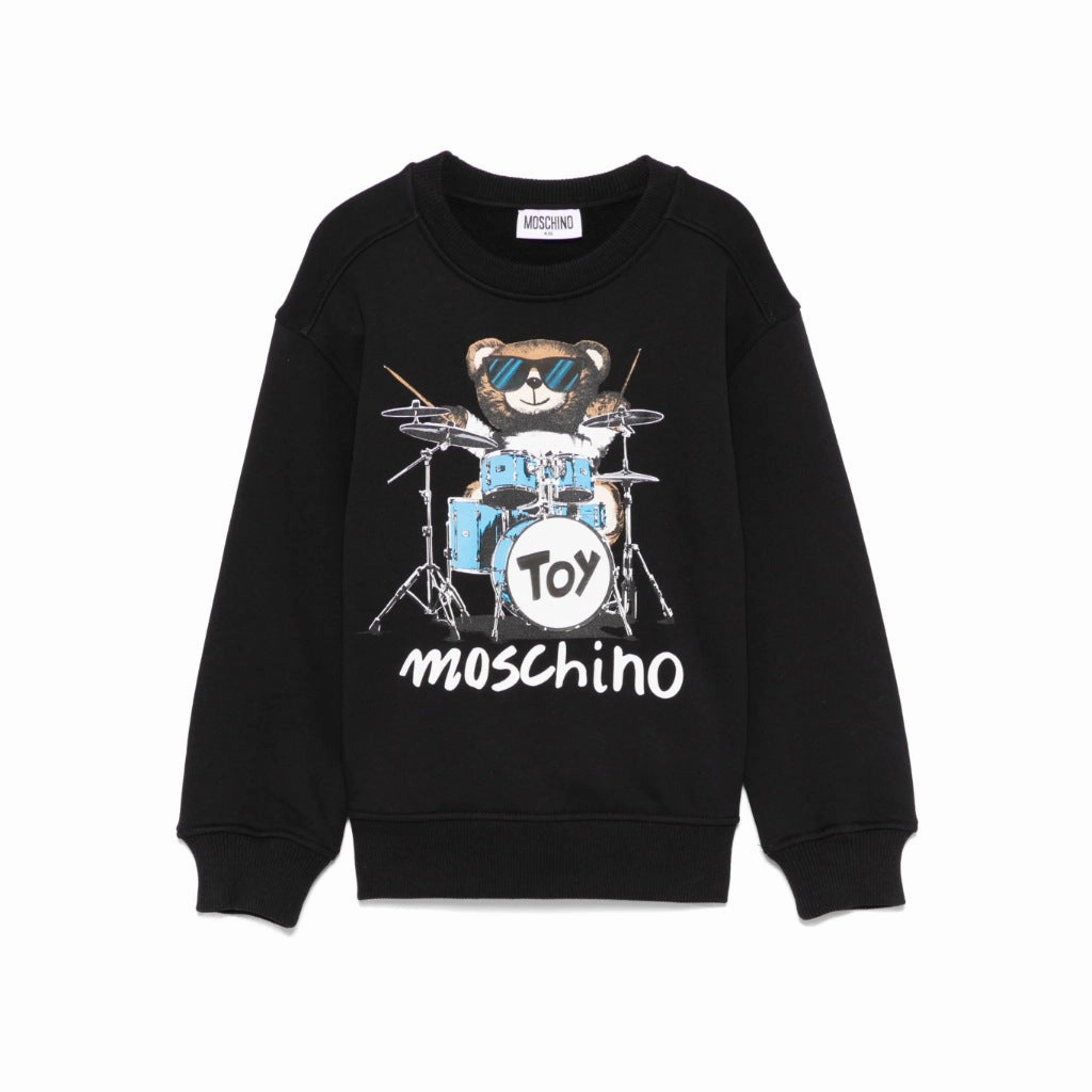 AdjustableCuffs Moschino Kids Teddy Graphic Sweatshirt