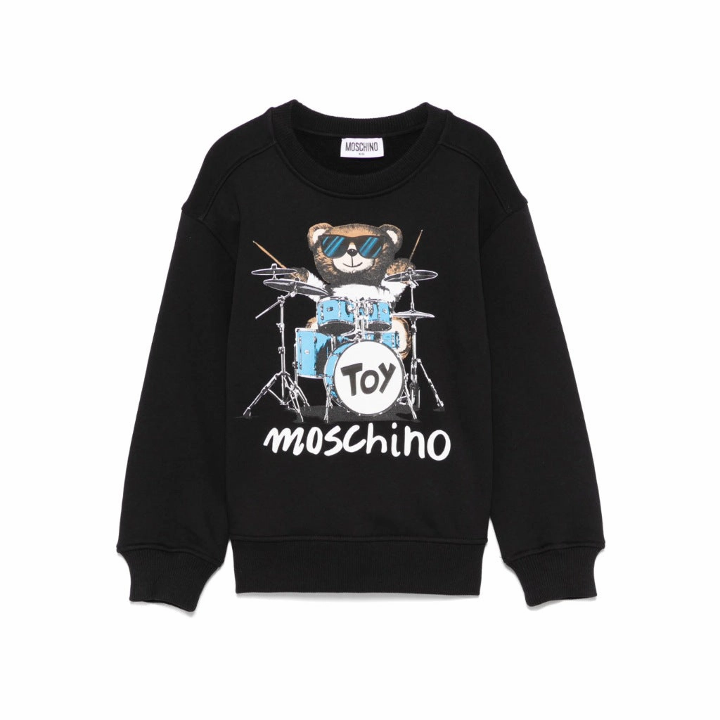 Moisture Wicking Technology WeightedHem Moschino Kids Teddy Graphic Sweatshirt