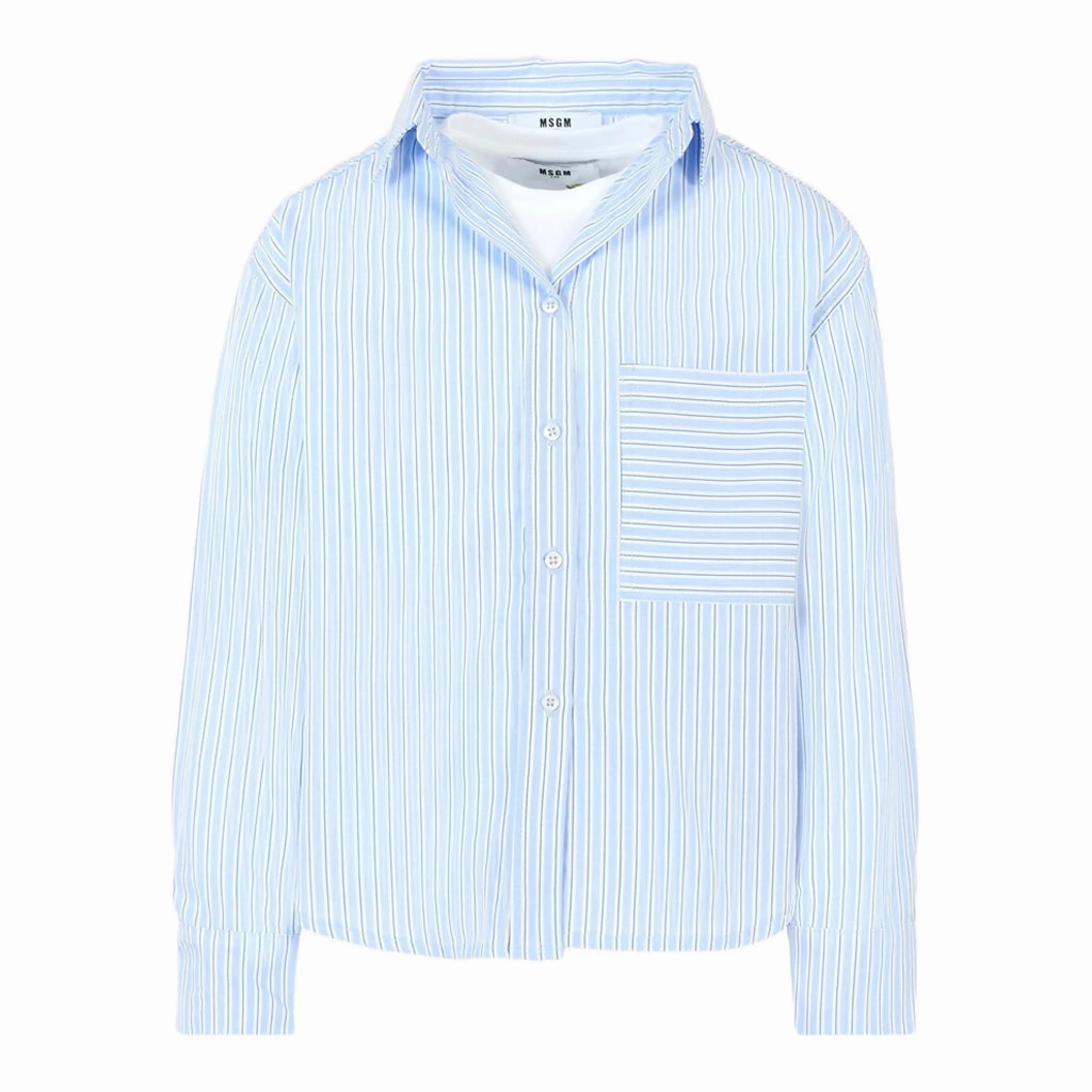 RubberizedGrip MSGM Kids T-shirt and Shirt Set