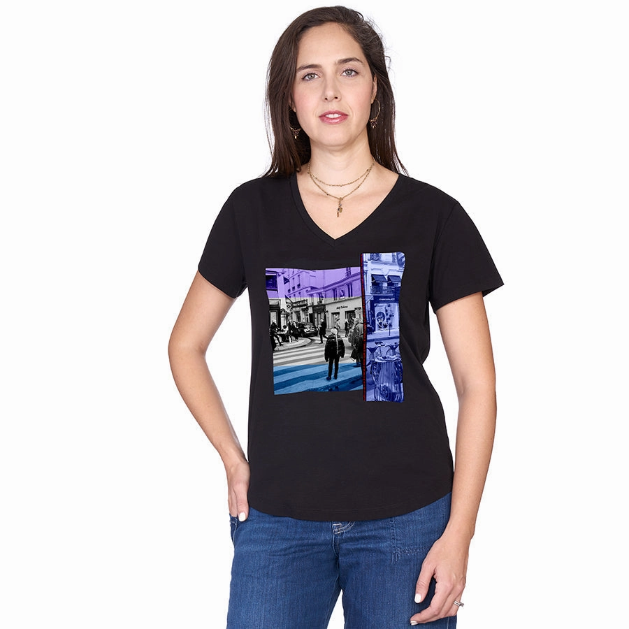 Versatile Design Spring Collection The Viv T-Shirt - Blue Color of Love