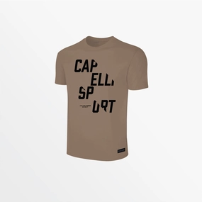 MEN'S CS STACK TEE Asymmetrical hem SoftTouchFinish