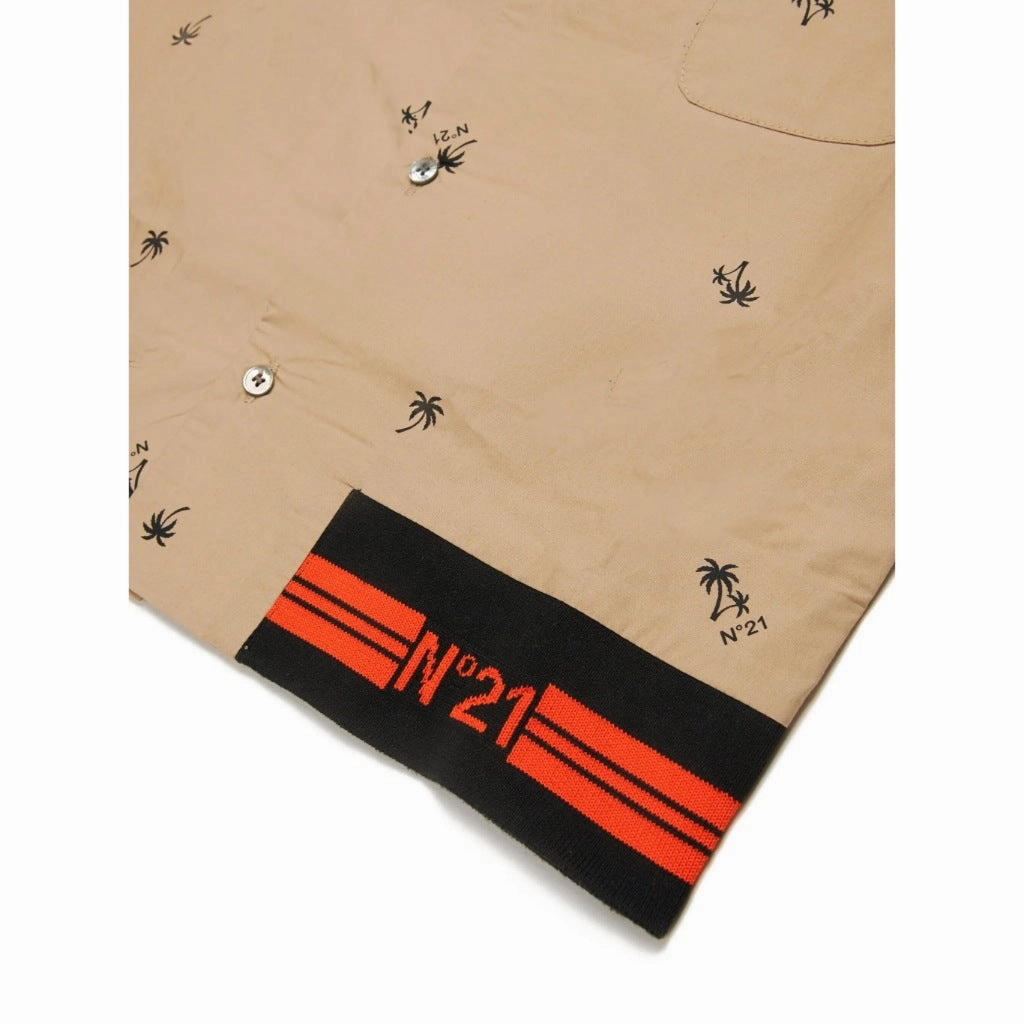 Cozy Blouse Eco Dye Process N??21 Kids Short Sleeve Shirt