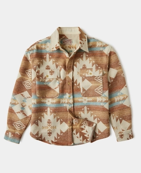 Navajo Blanket Jacket - Light Magnetic Closures Tagless Neckline Design