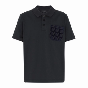 WrinkleFree Finish Emporio Armani Junior Polo Shirt