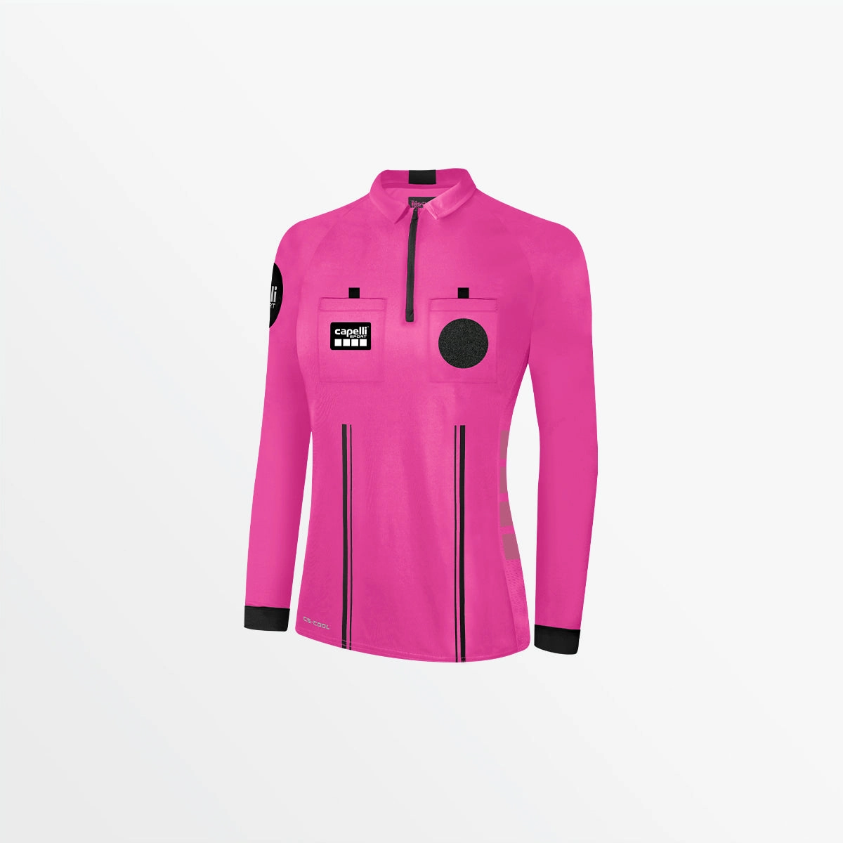 WOMEN'S OFFICIAL REFEREE 1/4 ZIP LONG SLEEVE JERSEY Chic Cardigan