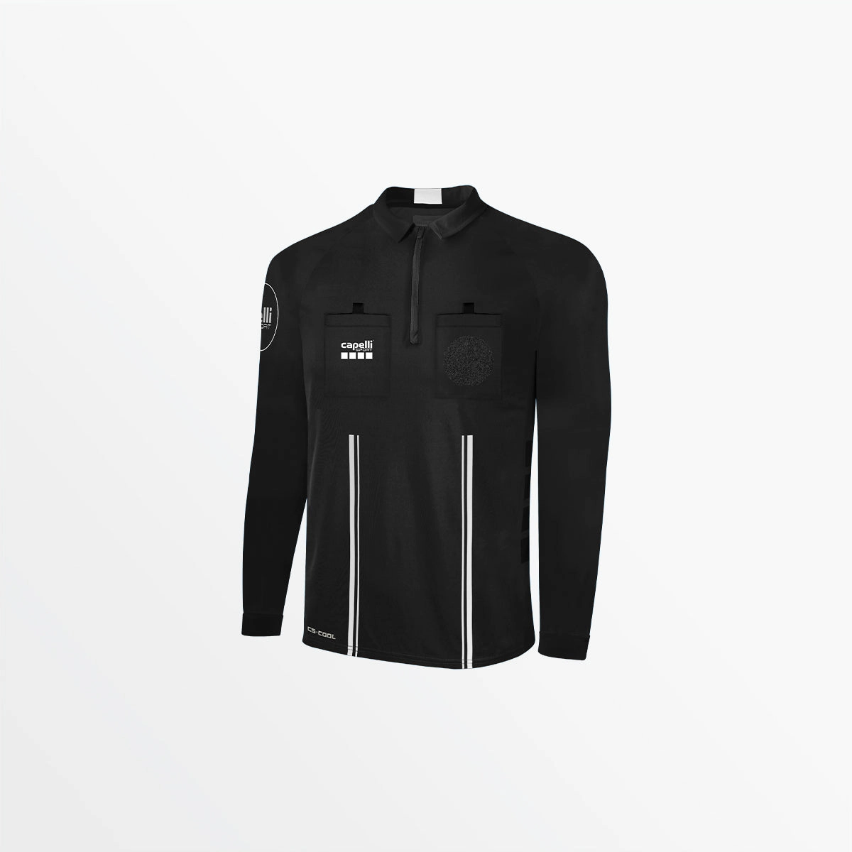 MEN'S OFFICIAL REFEREE 1/4 ZIP LONG SLEEVE JERSEY OversizedSilhouette