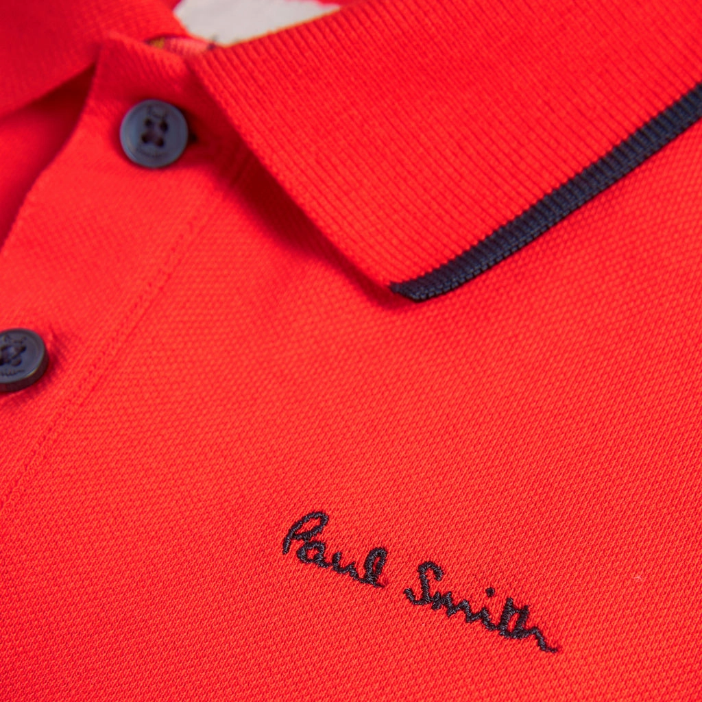 Reinforced Seams AbrasionResistant Fabric Paul Smith Junior Picot Polo