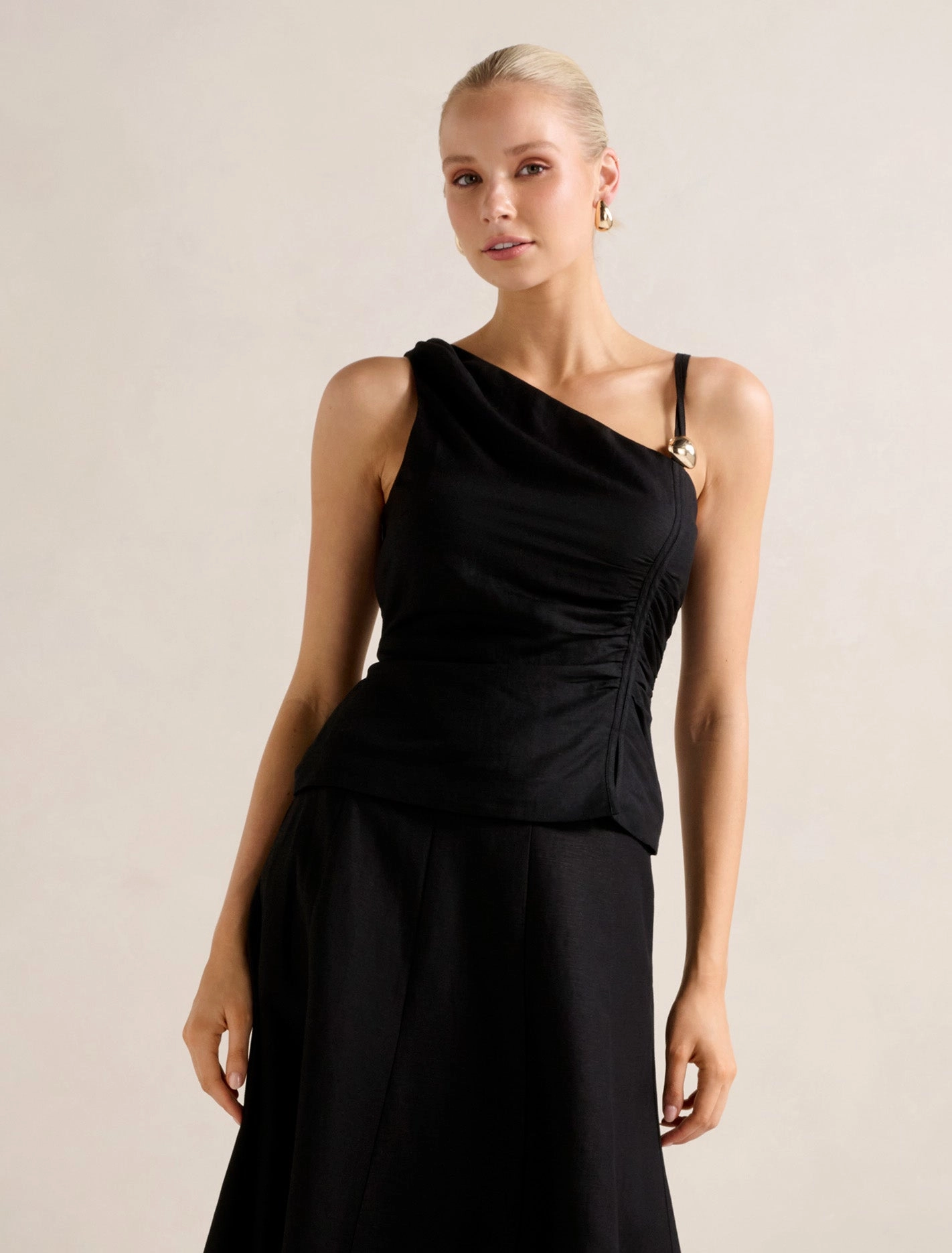 Lacey One Shoulder Top Summer Polo