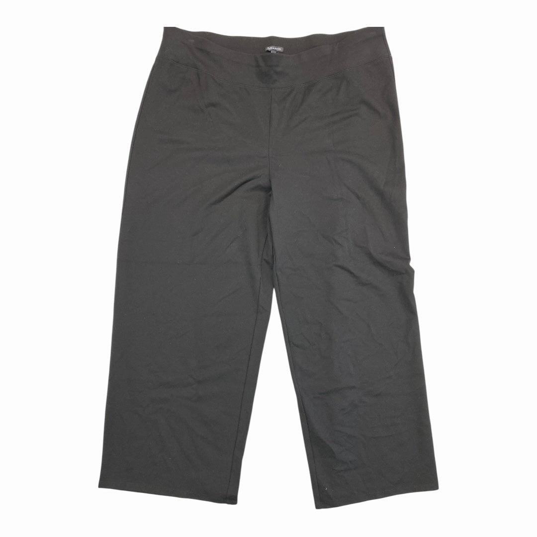 Smooth Finish Pants Designer By Eileen Fisher In Black, Size:3X
