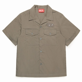 Diesel Kids Logo Shirt Stretch waistband Shape Retention Fabric