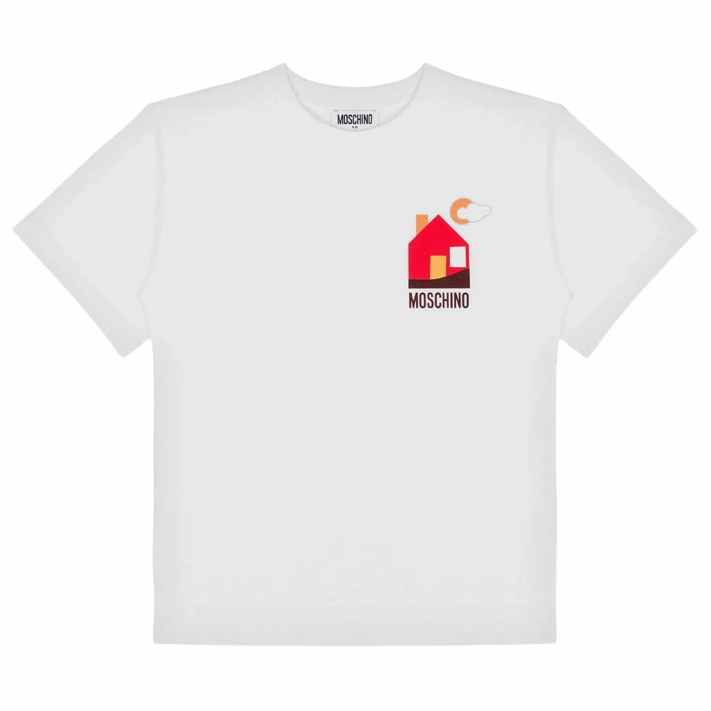 Relaxed Wear Moschino Kids Graphic Maxi T-shirt