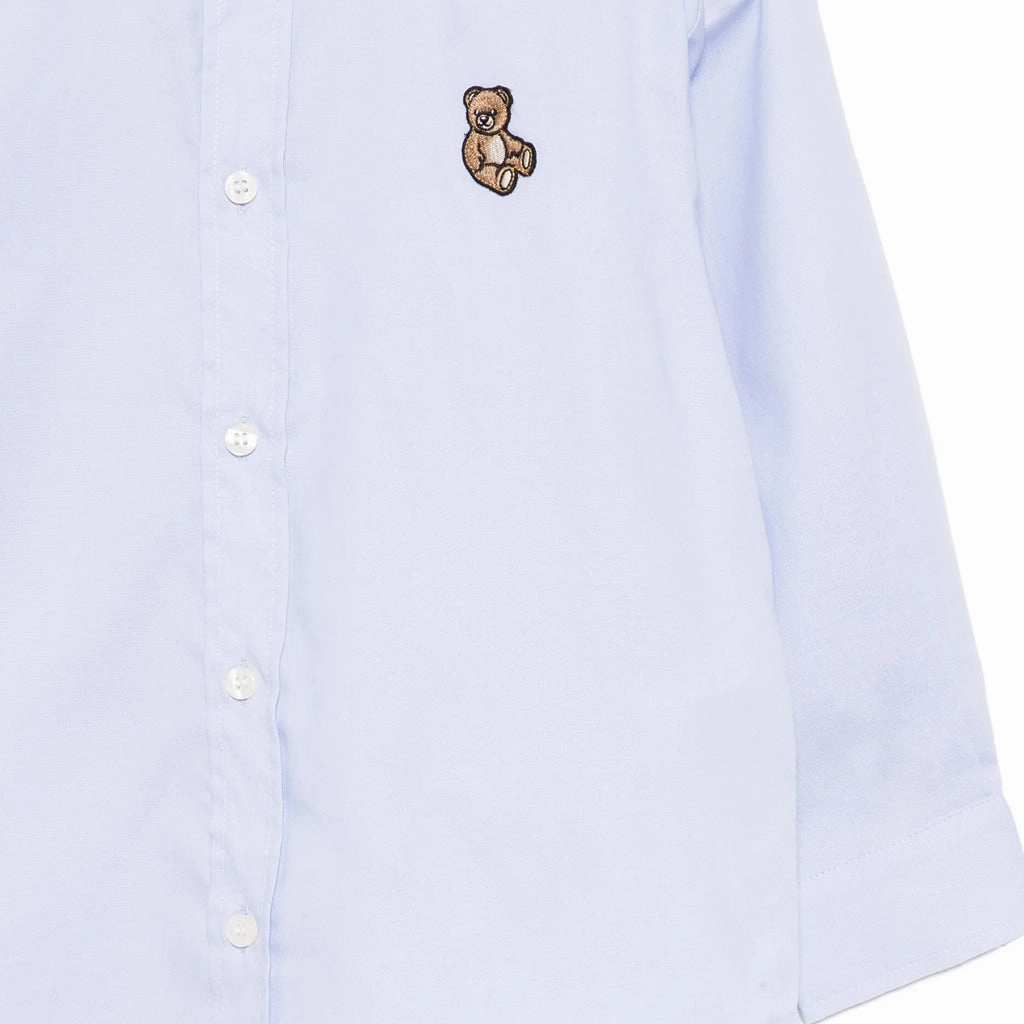 Moschino Kids Teddy Bear Shirt Double Layered Hem