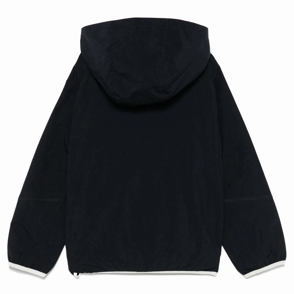 Emporio Armani Junior Eagle Logo Hooded Jacket Multi Purpose Loops