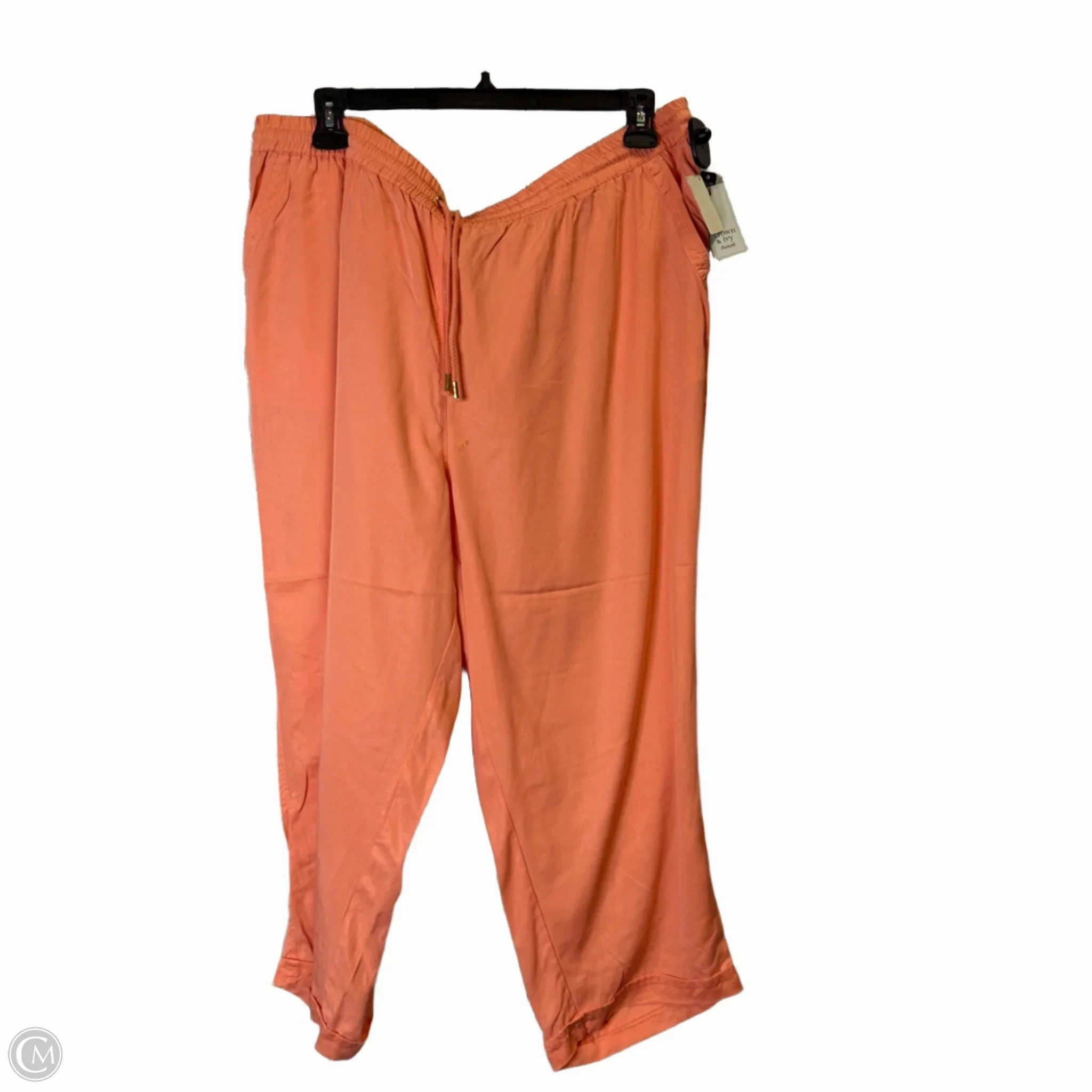 Pants Wide Leg By Crown And Ivy In Coral, Size: 3x OrganicCotton On The Go