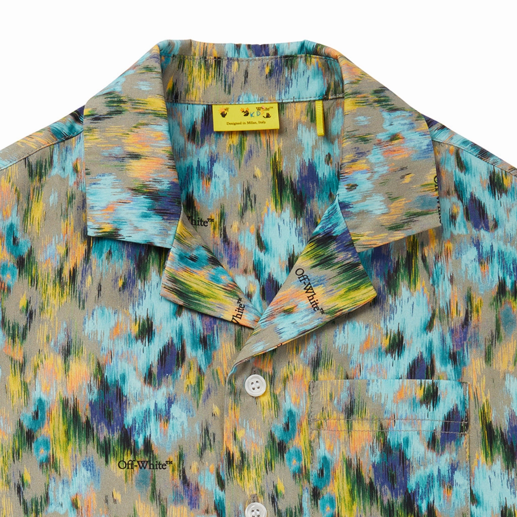 Off-White Kids All Over Watercolour Shirt ReinforcedStitching