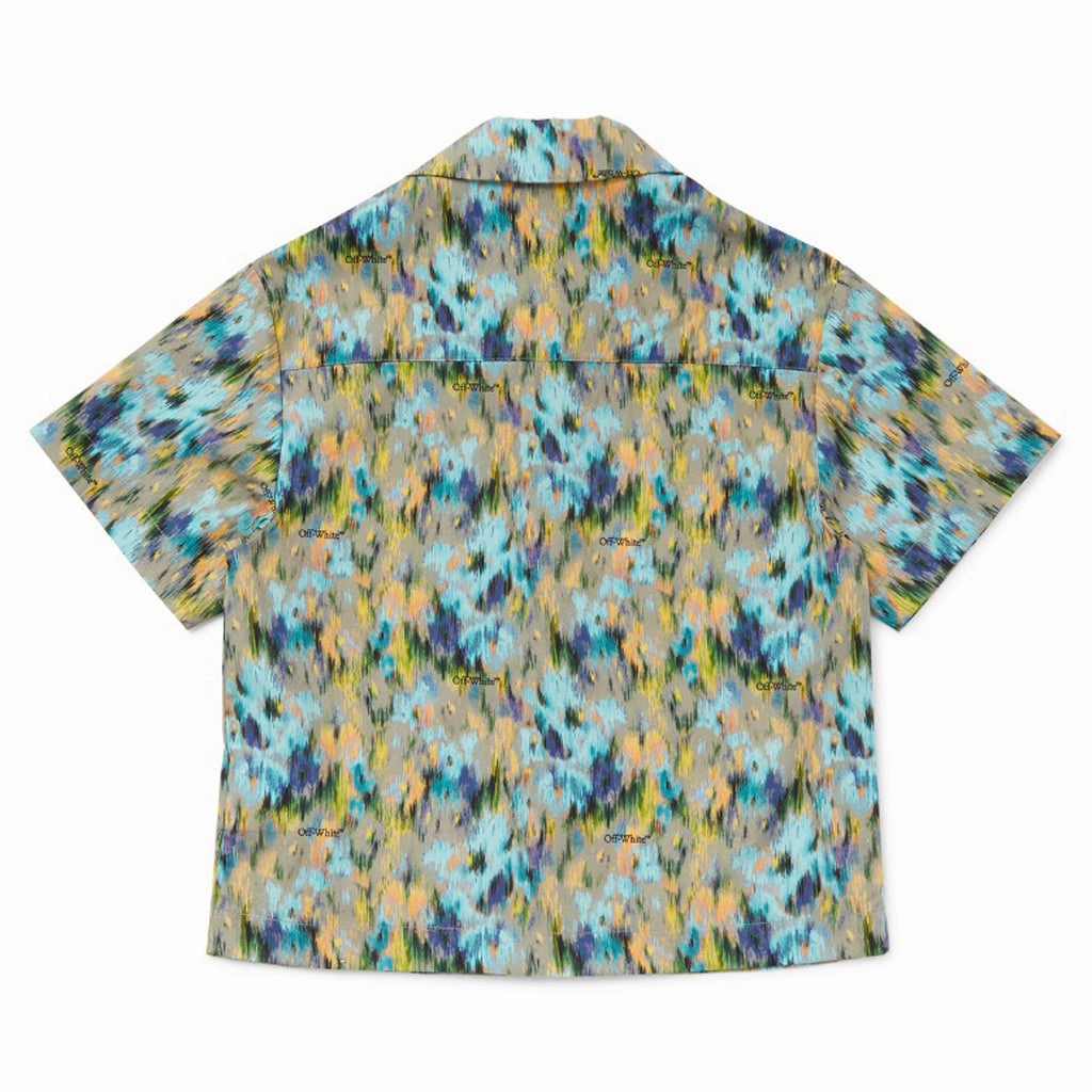 Off-White Kids All Over Watercolour Shirt BondedShoulder Breathable back panel
