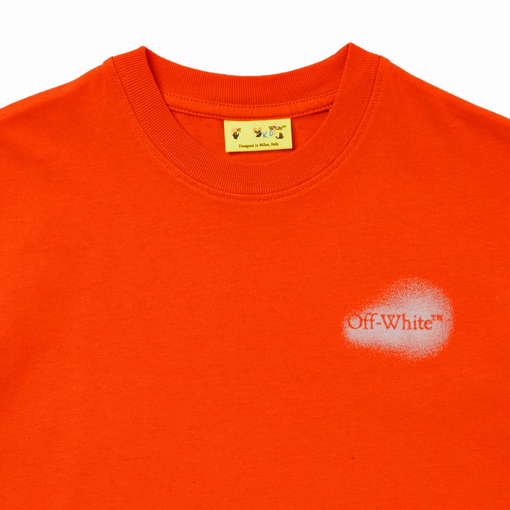 Breathable Comfort Off-White Kids Arrow Spray Tee