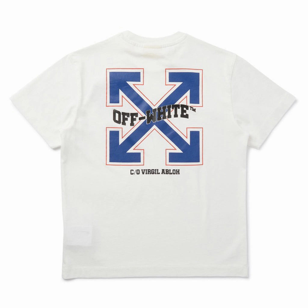 Off-White Kids Arrow Varsity Tee GentleWashResistance