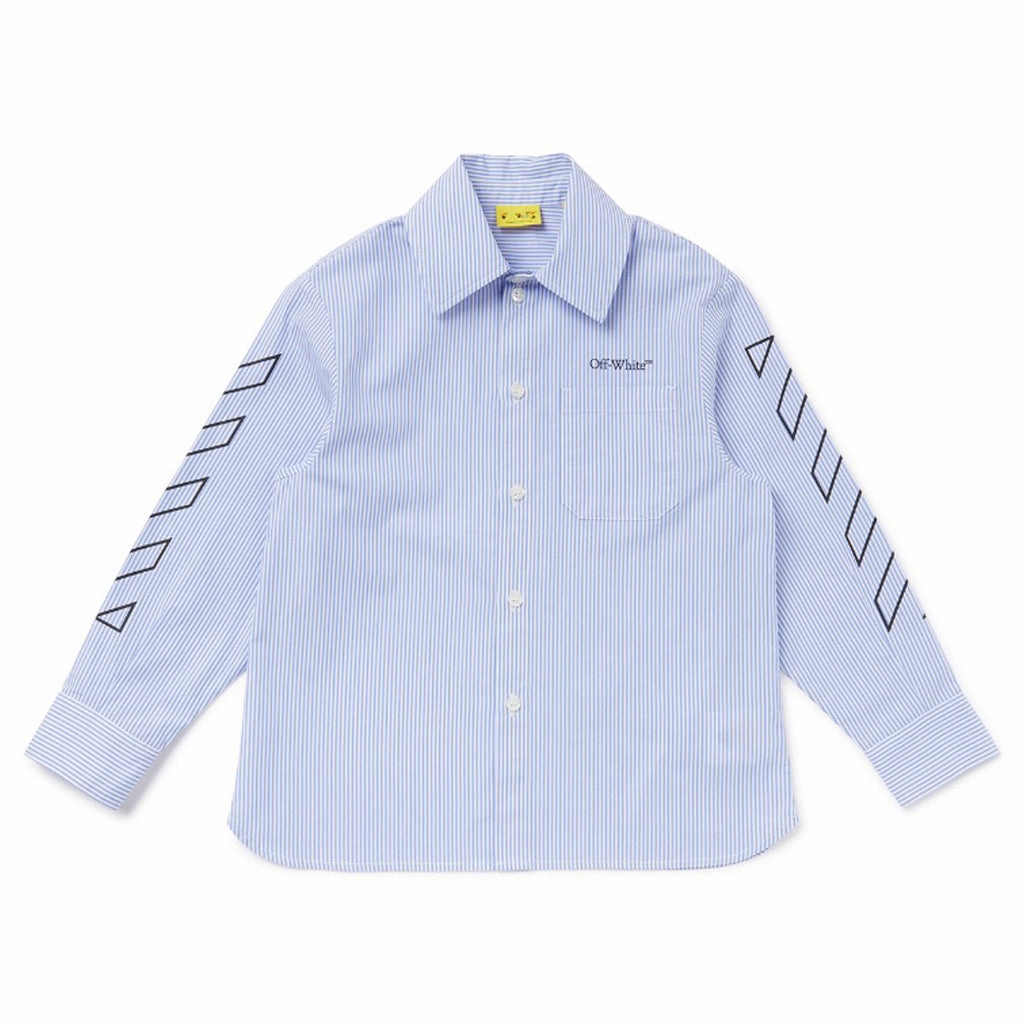 Hydrophobic Surface Treatment Off-White Kids Bookish Diag Shirt