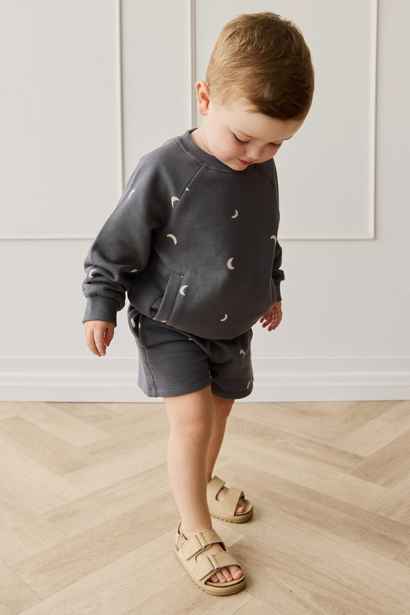 Organic Cotton Jalen Short - Crescent Moon Icelandic Pre Shrunk Cotton Blend