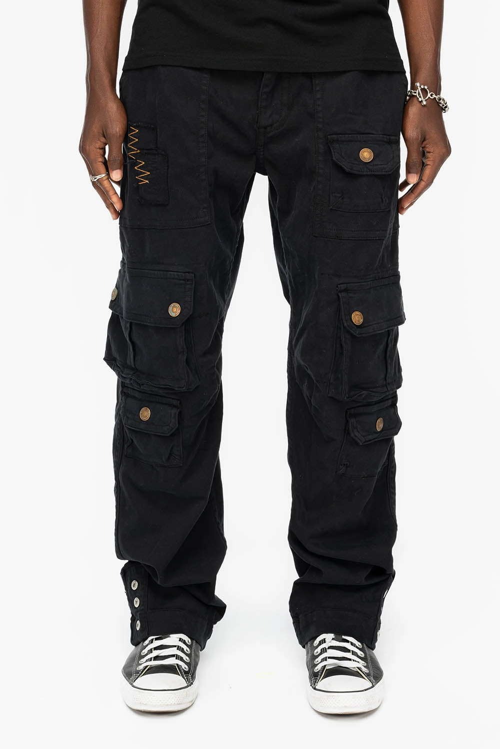 ORIGINAL ROBIN??S JEAN CALL OF DUTY CARGO PANTS IN BLACK Low Maintenance Fabric