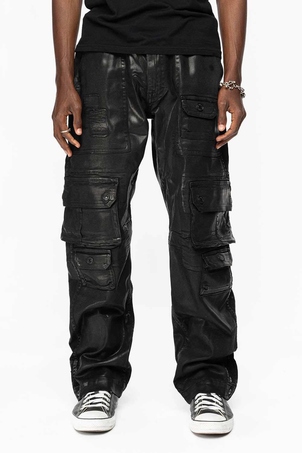 ORIGINAL ROBIN??S JEAN CALL OF DUTY CARGO PANTS IN  BLK COATING Casual Morning Stroll