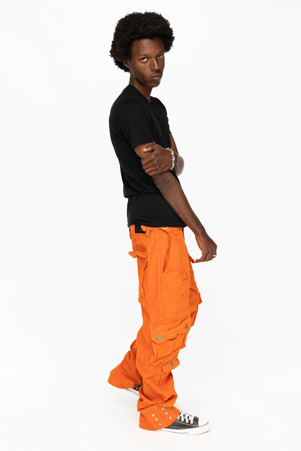 Modern Cut Versatile Everyday Wear ORIGINAL ROBIN??S JEAN CALL OF DUTY CARGO PANTS IN ORANGE