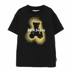 Palm Angels Kids PA Spray Bear Regular T-shirt Stylish Everyday Wear