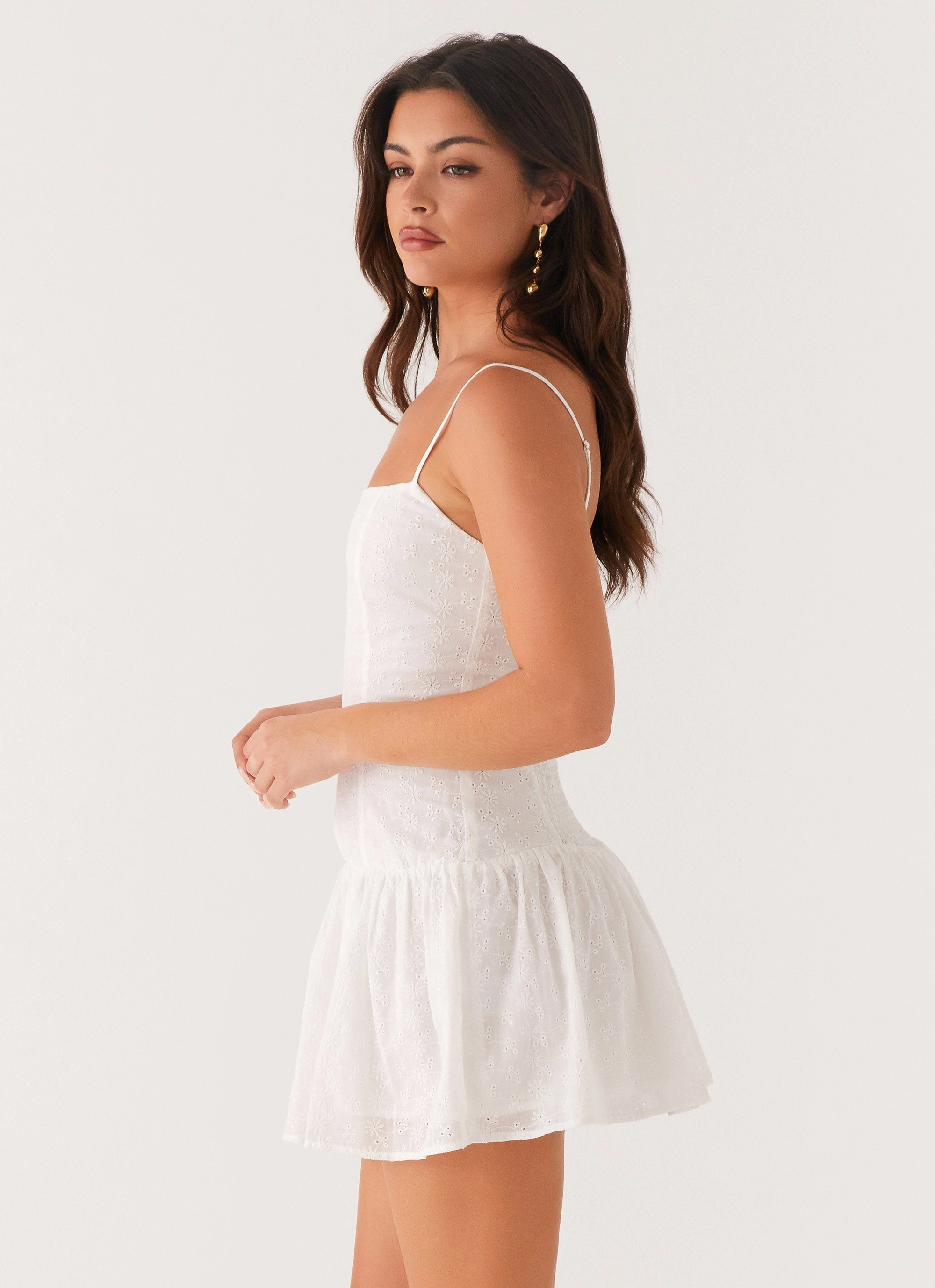 Layerable Piece Palm Springs Mini Dress - White