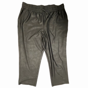 Twill Weave Texture Fit Comfort Pants Ankle By Nicole Miller  Size: 1x