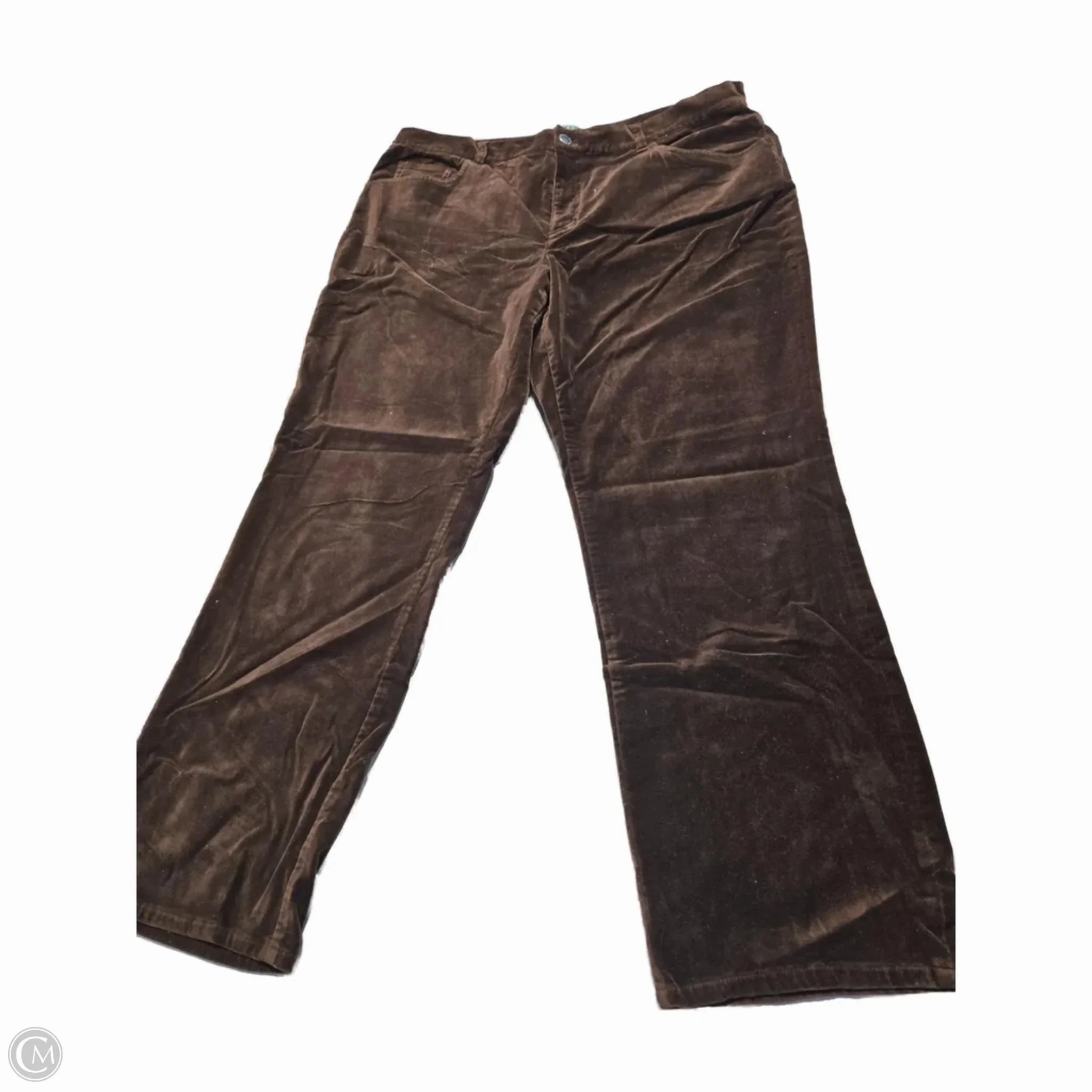 NonChafingEdges Feminine Cut Pants Chinos & Khakis By Lauren By Ralph Lauren In Brown, Size: 1x