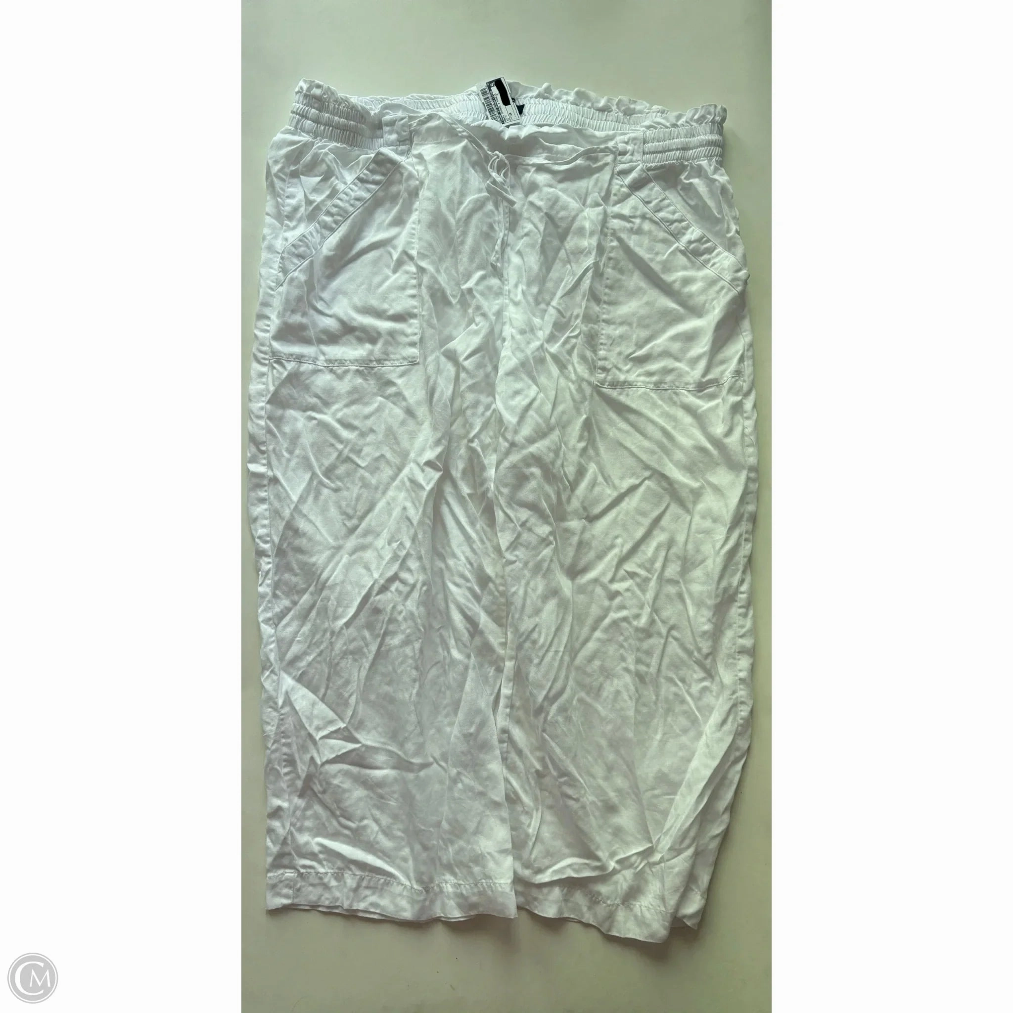 Durable Stitching NonChafingLegs Pants Chinos & Khakis By Tahari By Arthur Levine In White, Size: 2x
