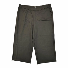 Pants Designer By Eileen Fisher In Black, Size:2X Comfort Flex