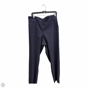 Pants Dress By Charter Club In Navy, Size: 4x Trendy Look Metallic accents