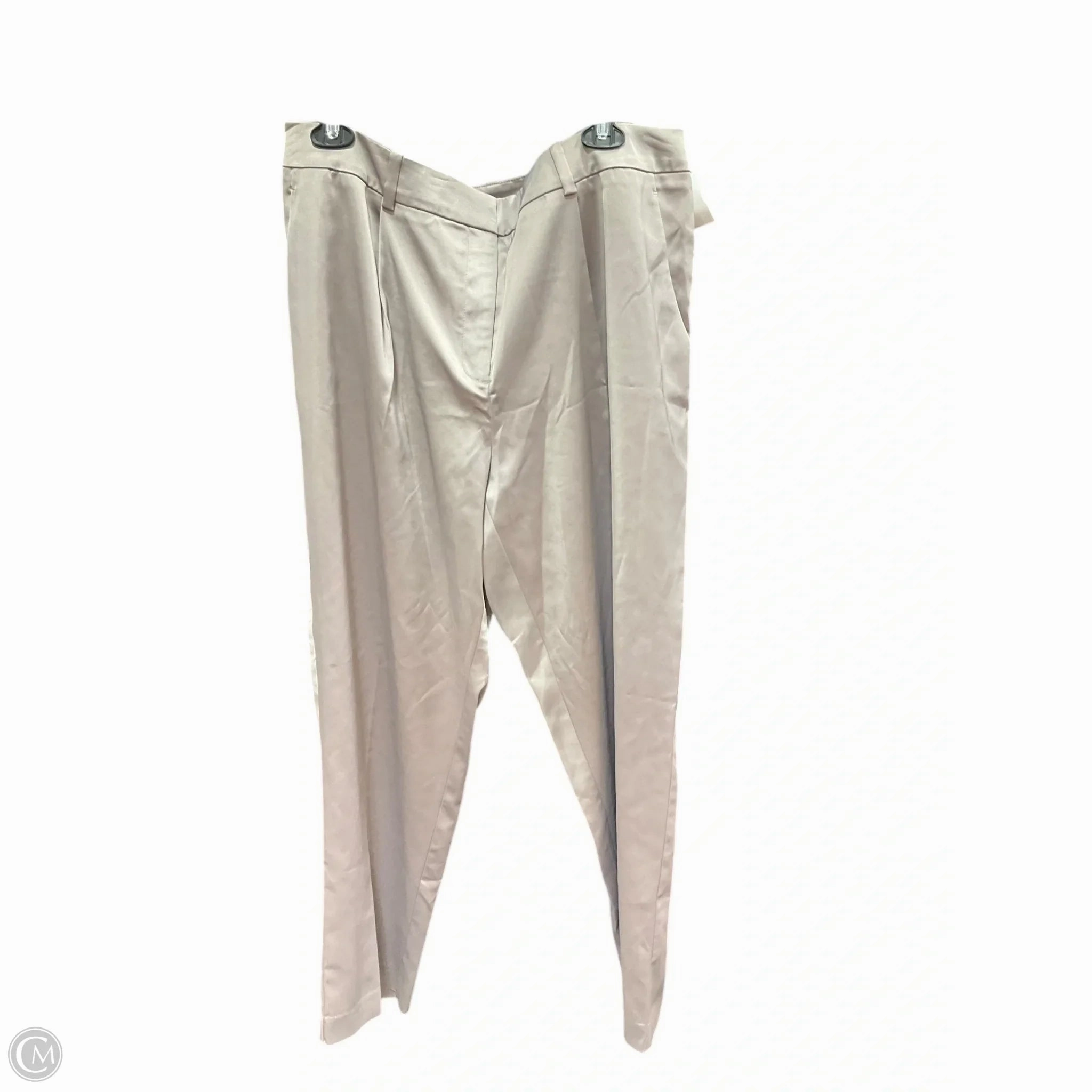 Pants Dress By Clothes Mentor In Taupe, Size: 1x Active Look Breathable Style