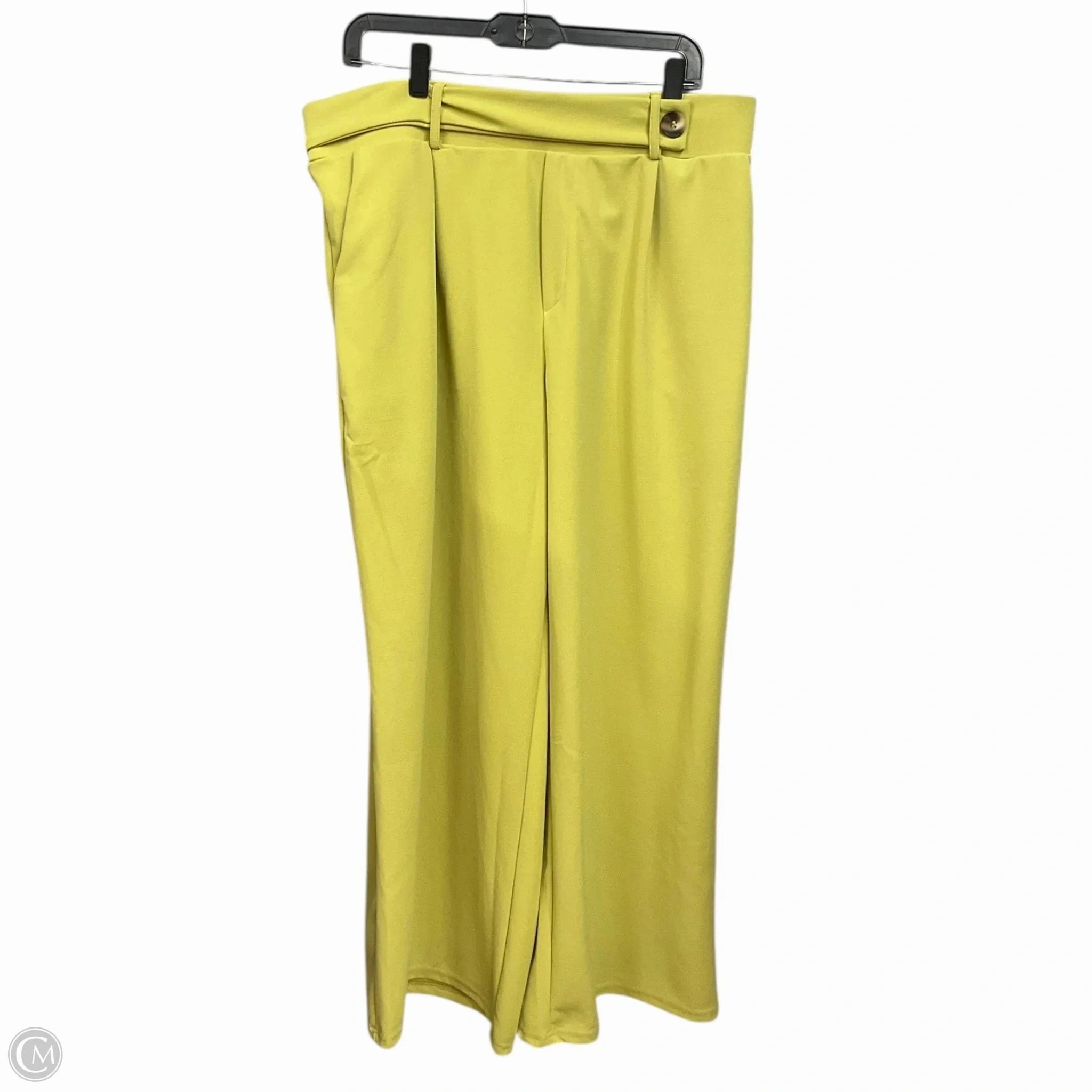 All Purpose Core Fit Pants Dress By Harper In Green, Size: 1x