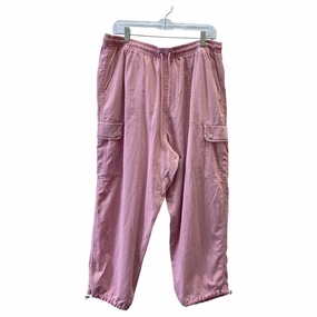 Flexible shape Pants Joggers By Time And Tru In Pink, Size:Xl